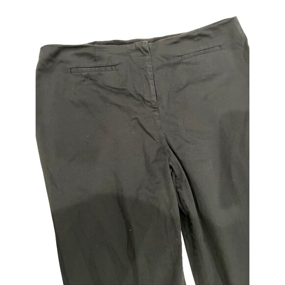 Requirements Black Cotton Womens Pants Size M - Picture 2 of 8